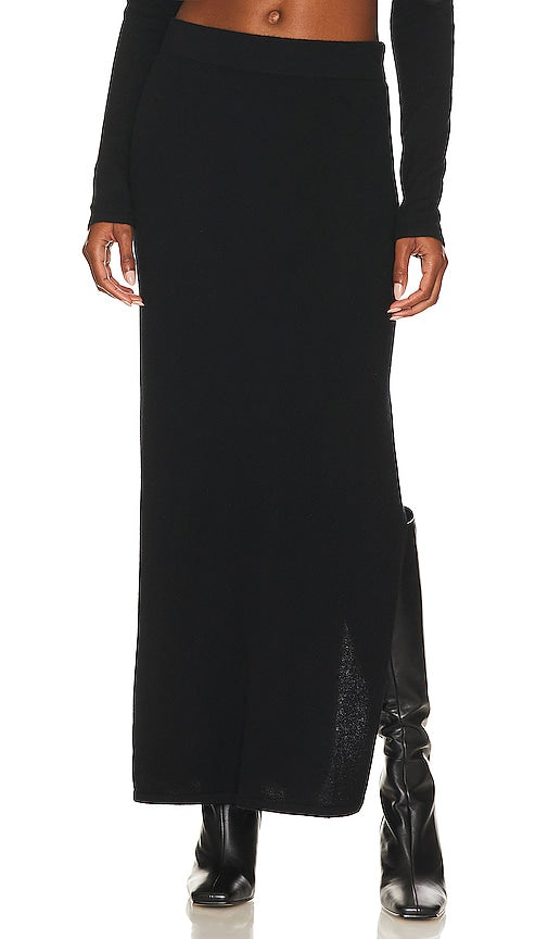 Splendid Johari Sweater Skirt in Black - Splendide jupe pull Johari en noir - Splendid Johari 黑色毛衣裙 - Herrlicher Johari Pulloverrock in Schwarz - Splendid Johari 스웨터 스커트블랙 색상 - Splendida gonna maglione Johari in nero
