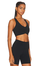 Splits59 Airweight Ruched Sports Bra in Black