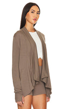Splits59 Celine Fleece Cardigan in Taupe