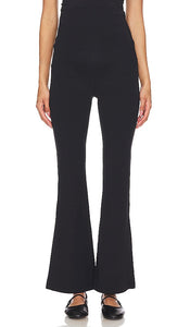Splits59 Raquel Airweight Maternity Flare Pant in Black