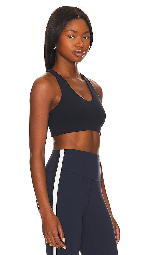 Splits59 Sara Airweight Sports Bra in Navy