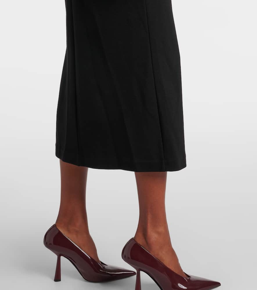 Sportmax Acline wool and cotton-blend maxi dress