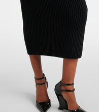 Sportmax Arabba wool and cashmere midi dress