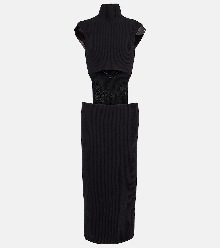 Sportmax Arabba wool and cashmere midi dress. Sportmax Arabba羊毛羊绒中长连衣裙