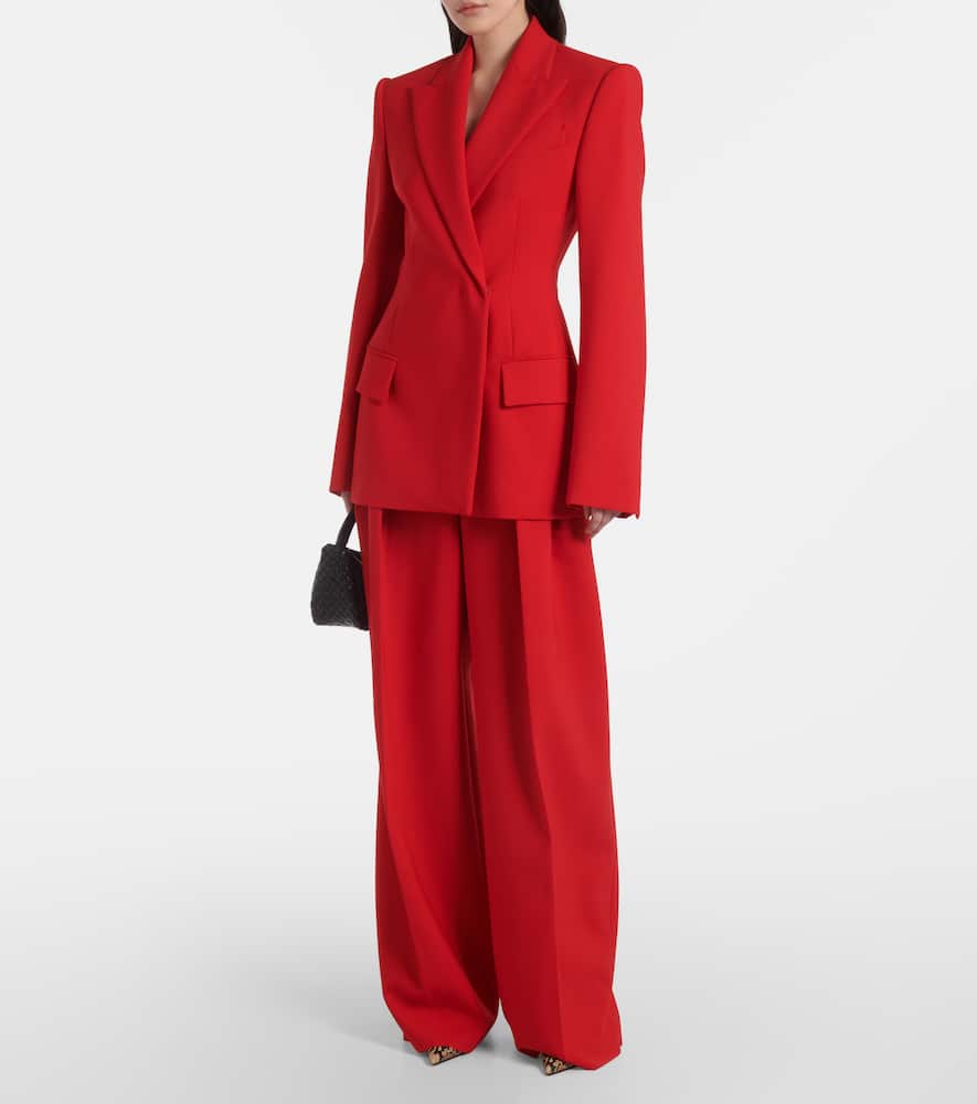 Sportmax Arco wool-blend canvas blazer