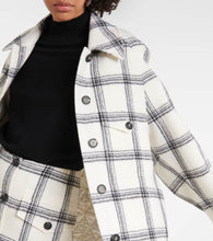 Sportmax Assenzi checked virgin wool shirt jacket