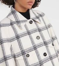 Sportmax Assenzi checked virgin wool shirt jacket