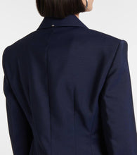 Sportmax Benares wool-blend canvas blazer