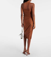 Sportmax Bilma strapless jersey midi dress