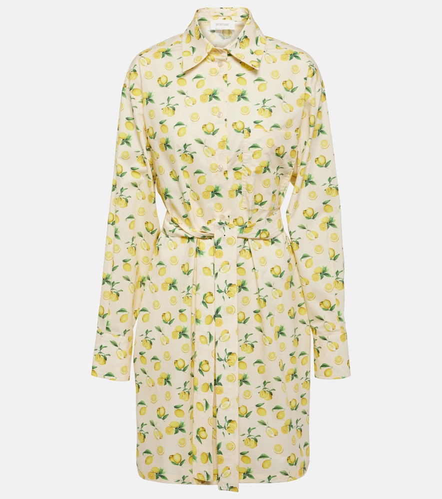 Sportmax Boero printed cotton shirt dress. Sportmax Boero 印花棉质衬衫裙