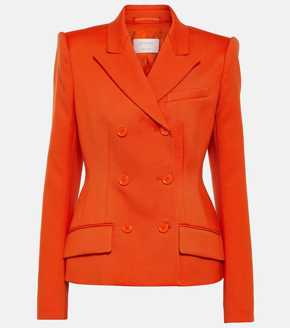 Sportmax Cablo cotton-blend blazer