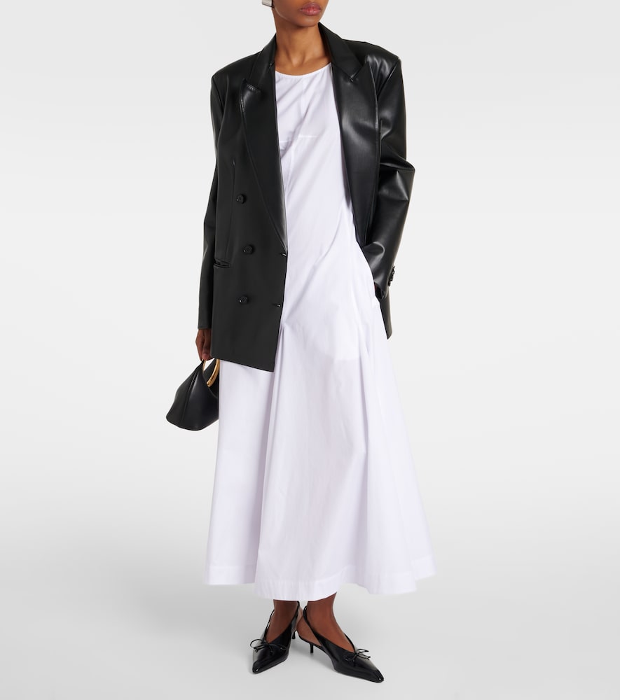 Sportmax Cactus cotton poplin midi dress