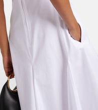 Sportmax Cactus cotton poplin midi dress