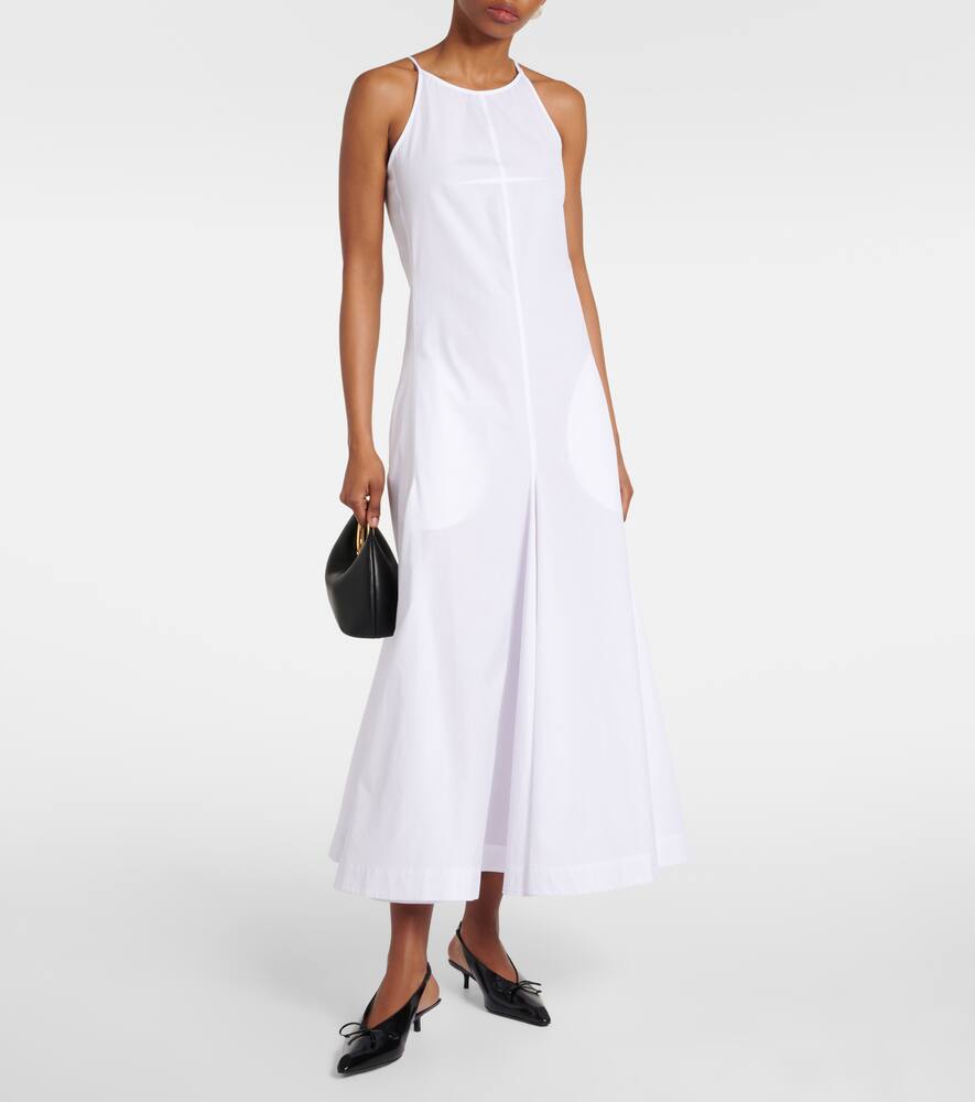 Sportmax Cactus cotton poplin midi dress