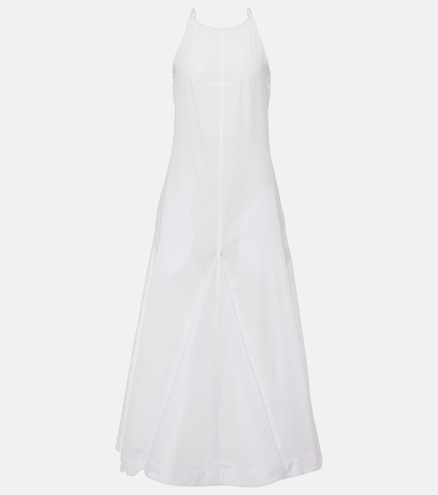 Sportmax Cactus cotton poplin midi dress. Sportmax Cactus 棉质府绸中长连衣裙