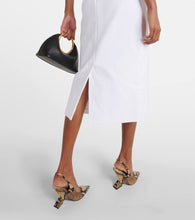 Sportmax Cotton bustier midi dress