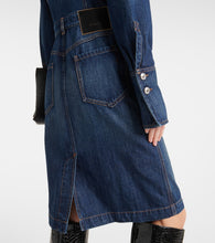 Sportmax Denim midi dress