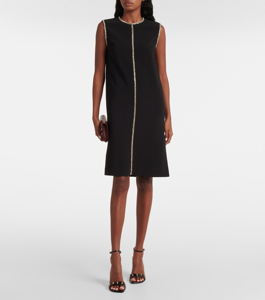 Sportmax Earry embellished cady minidress