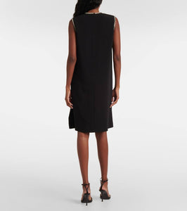 Sportmax Earry embellished cady minidress