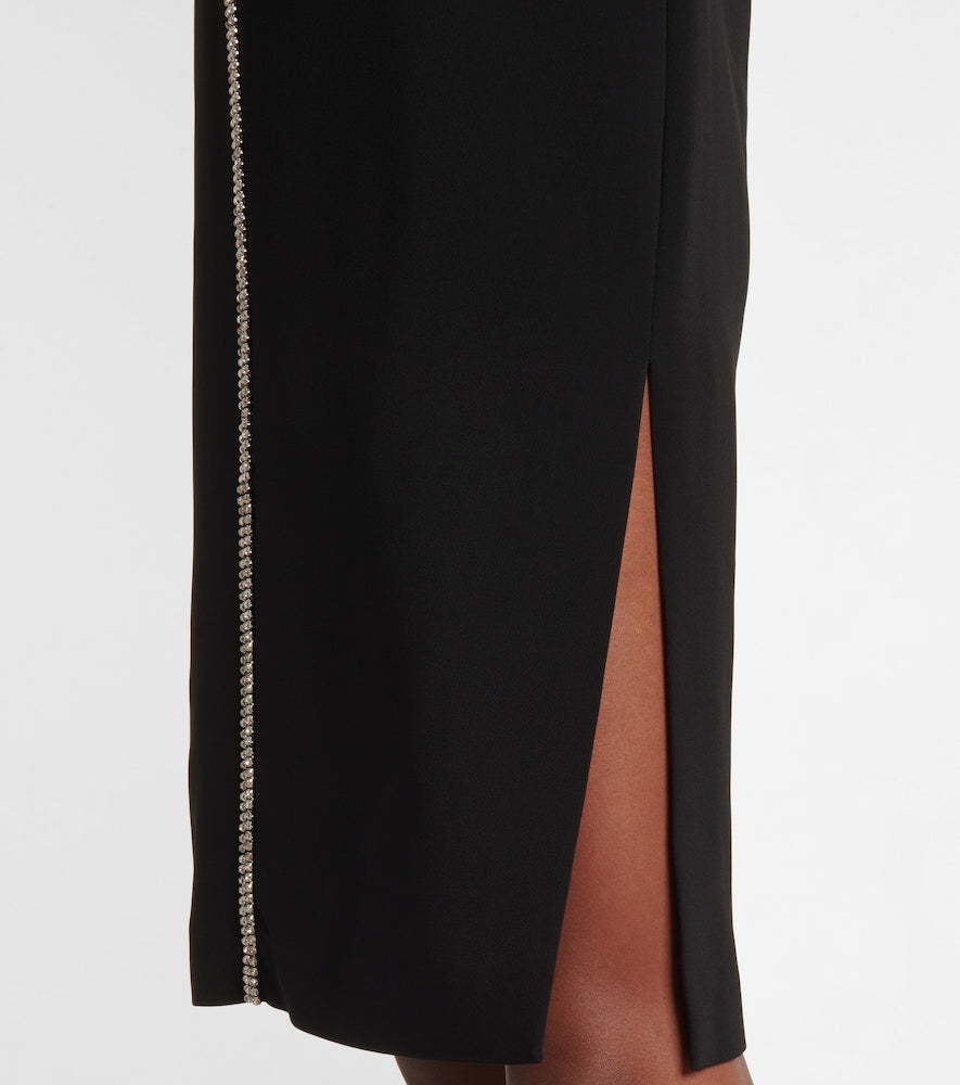 Sportmax Earry embellished cady minidress