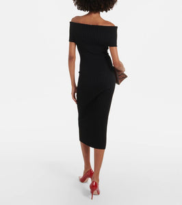 Sportmax Feritos off-shoulder midi dress