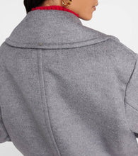 Sportmax Martora oversized virgin wool peacoat