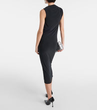 Sportmax Nuble asymmetric jersey midi dress