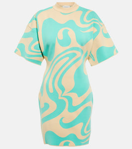 Sportmax Ornati jacquard minidress