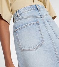 Sportmax Piave denim maxi skirt