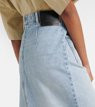 Sportmax Piave denim maxi skirt