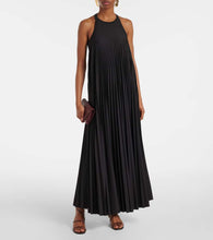 Sportmax Pliss√É¬© jersey maxi dress
