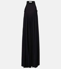 Sportmax Pliss√É¬© jersey maxi dress