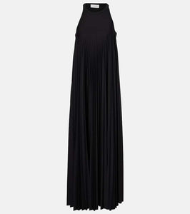 Sportmax Pliss√É¬© jersey maxi dress