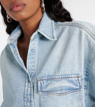 Sportmax Targa oversized denim shirt