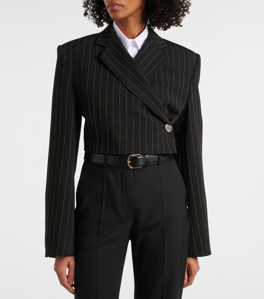 Sportmax Utopia pinstripe cropped blazer
