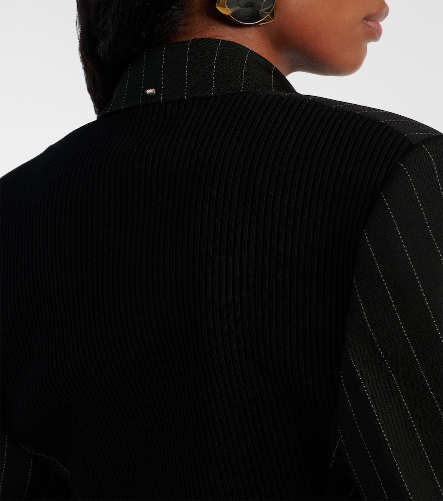 Sportmax Utopia pinstripe cropped blazer