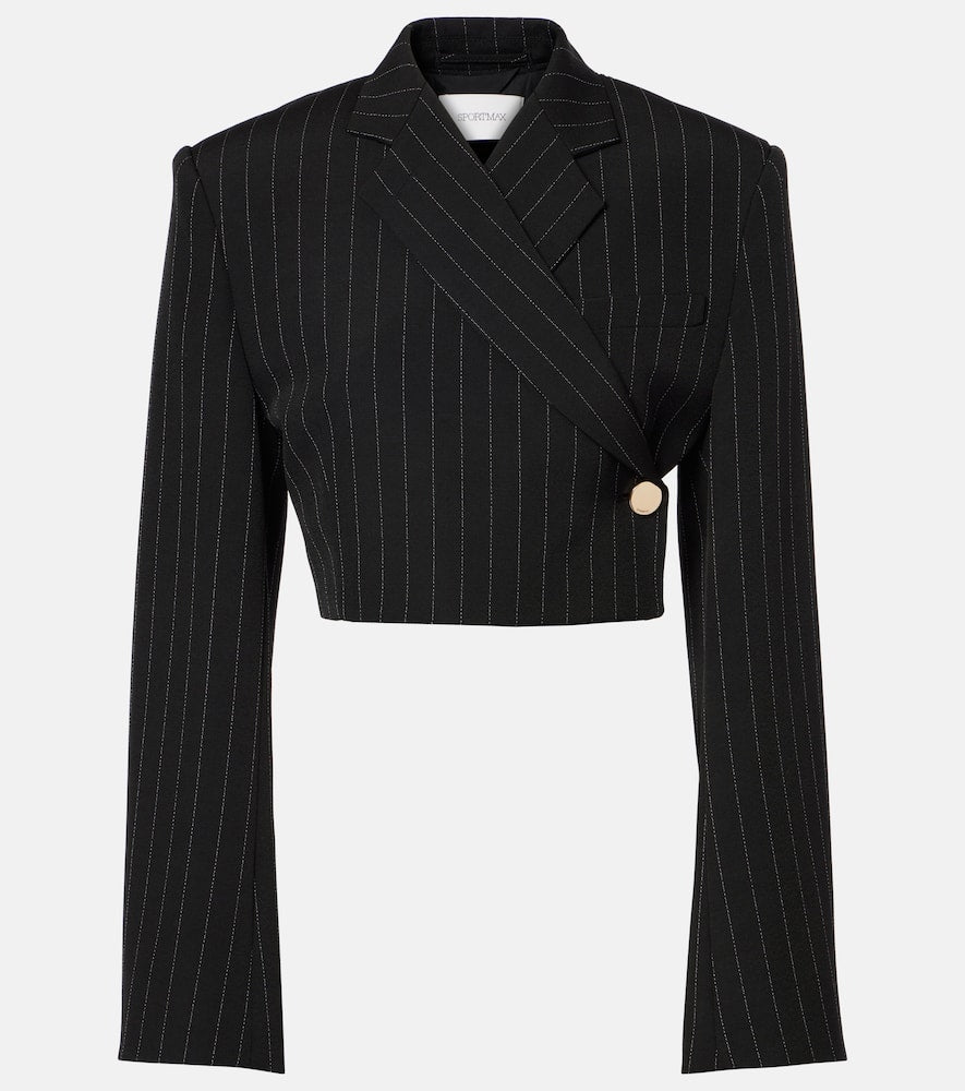 Sportmax Utopia pinstripe cropped blazer