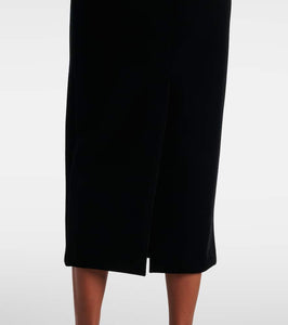 Sportmax Velvet bustier dress