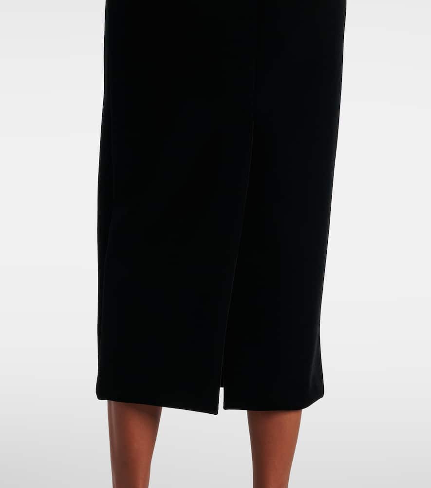 Sportmax Velvet bustier dress
