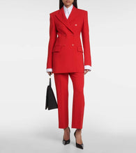 Sportmax Vischio double-breasted wool-blend blazer