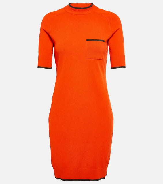 Sportmax Zante ribbed-knit minidress