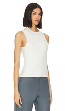 St. Agni Double Layer Knit Singlet in White