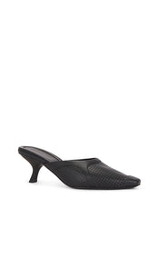 St. Agni Perforated Heel in Black