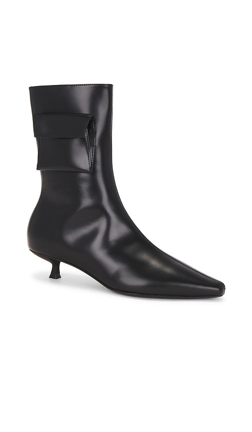 St. Agni Petit Pouch Boot in Black