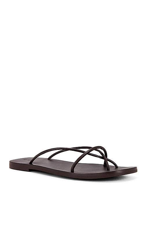St. Agni Rouleau Sandals in Chocolate