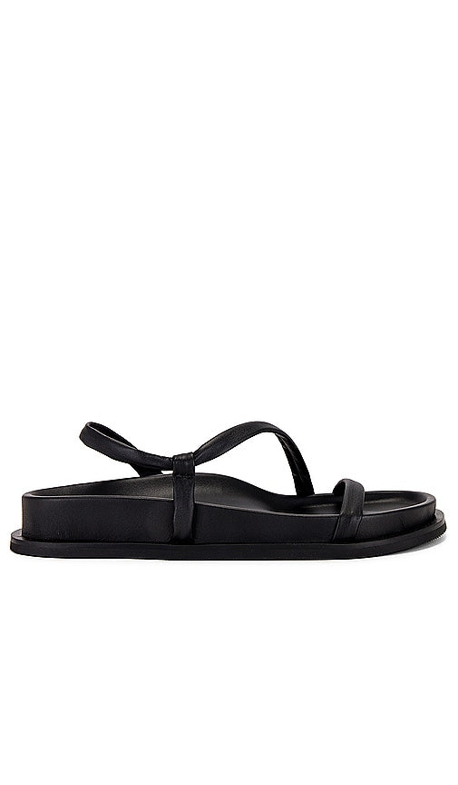 St. Agni Twist Sandal in Black - Sandale torsadée St. Agni en noir - St. Agni 黑色扭纹凉鞋 - St. Agni Twist Sandale in Schwarz - St. Agni 트위스트 샌들블랙 색상 - Sandalo Twist St. Agni in nero