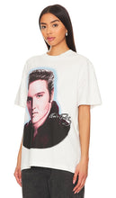 Stadium LA Elvis Presley Big Head Glow Tee in White