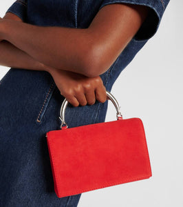 Staud Arc Small suede shoulder bag