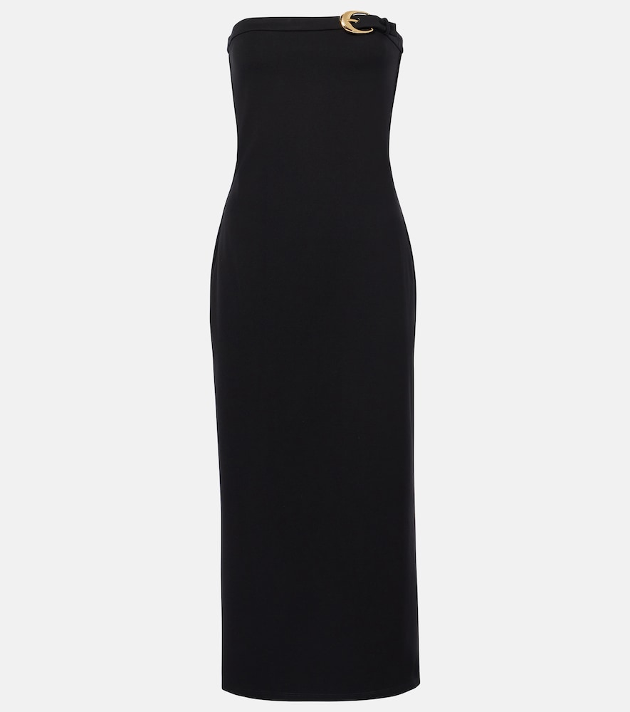 Staud Beekman strapless midi dress. Staud Beekman 无肩带中长连衣裙