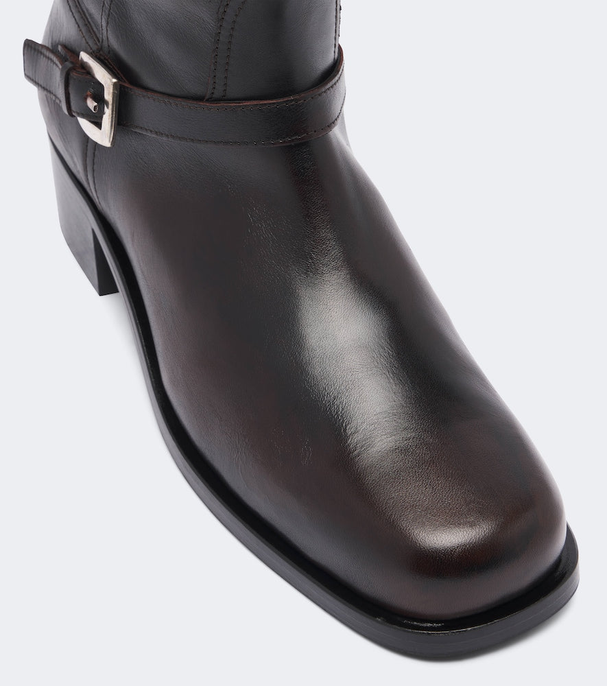 Staud Brooklyn leather knee-high boots
